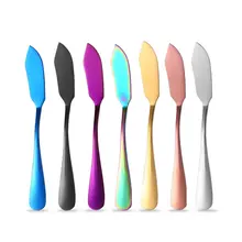 304 Нержавеющая сталь Цвет ful масло Ножи пиццы торт лопатой 7 цветов масло Ножи формы для выпечки торта шпатель инструмент для выпечки и кондитерских изделий
