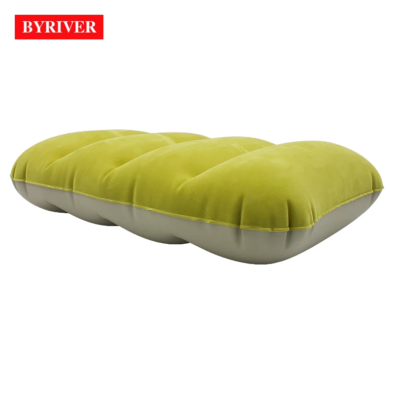BYRIVER Good Quality Inflatable Beach Pillow Office Sleep Nap and Outdoor Camping Neck Massage Waterproof Size 45*30CM | Красота и