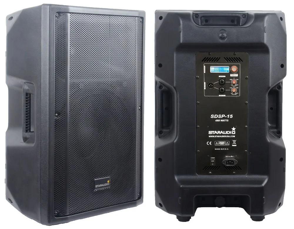 15 inch 4500w dsp pa dj karaoke bar audio speaker