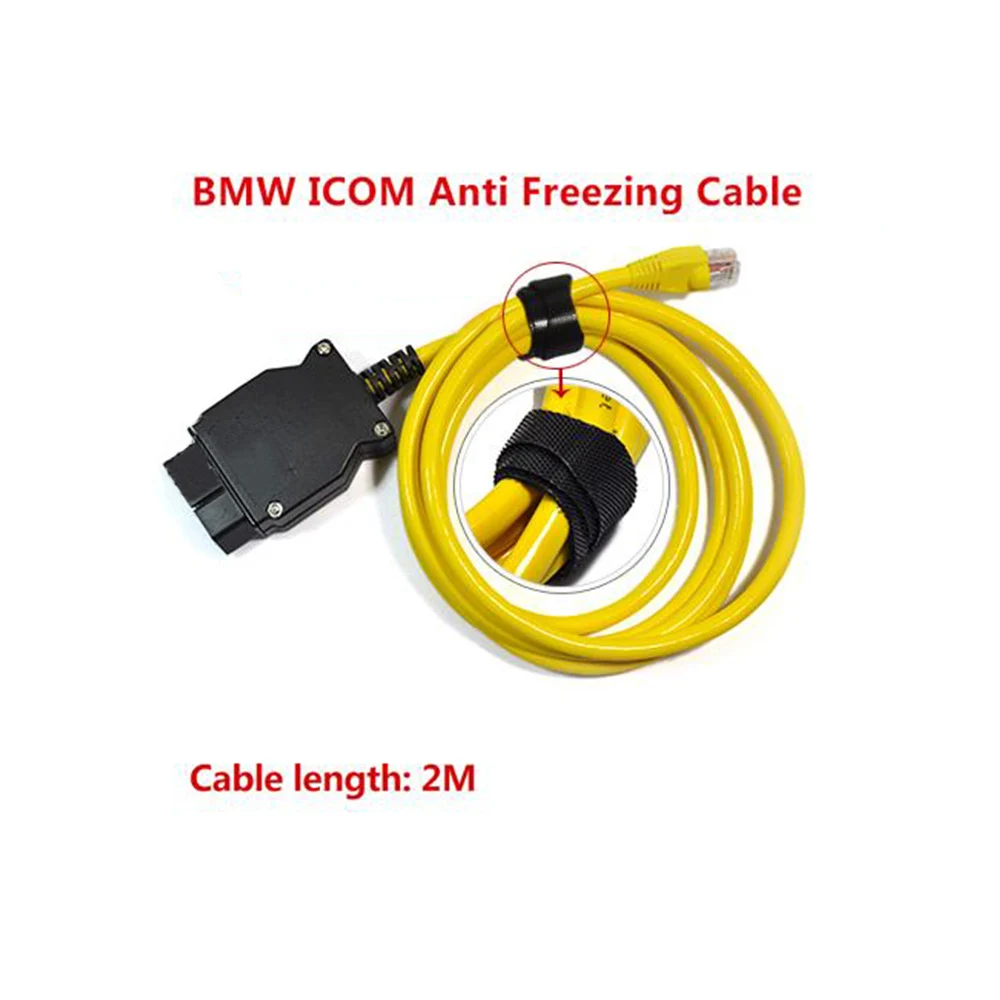 

Ethernet To OBD For BMW F Series ENET Cable E-SYS ICOM 2 Coding NET OBD Connector Network Cabl Without CD