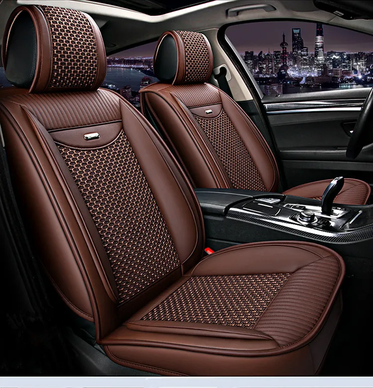 Высокое качество! Полный комплект автомобильных чехлов для сидений для Audi Q3 прочные дышащие удобные чехлы для сидений для Audi Q3