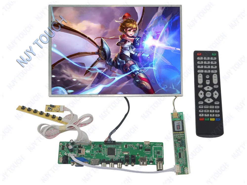 HDMI USB AV VGA TV Controller Kit Plus 12.1inch N121X5 1024x768 LCD Screen Panel kit HDMI USB AV VGA TV Controller Kit Plus 12.1inch N121X5 1024x768 LCD Screen Panel kit
