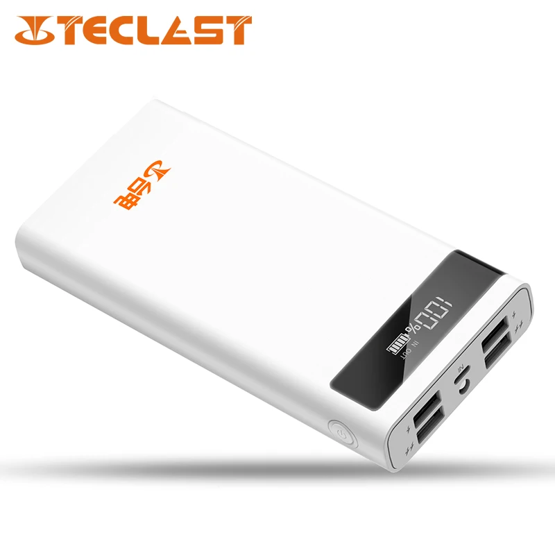 bilder für 20000 mAh Energienbank Teclast T200CE mit 4 Usb-ausgang 2.1A Max Android/iOS Eingang und LCD-Display bilder für 20000 mAh Energienbank Teclast T200CE mit 4 Usb-ausgang 2.1A Max Android/iOS Eingang und LCD-Display