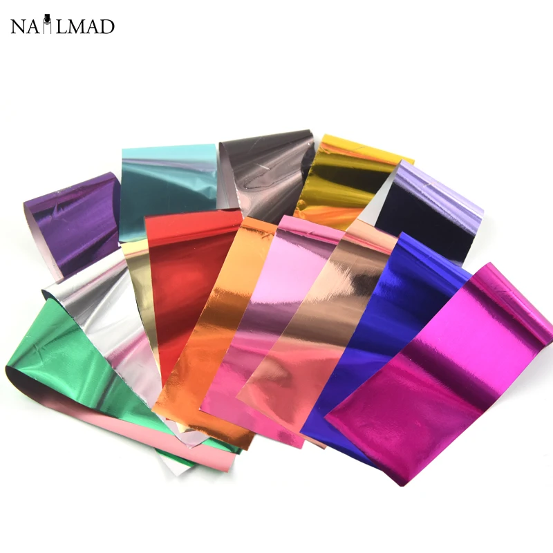 

14 colors Nail Foil Metal Effect Nail Art Transfer Sticker Candy colors Starry Foil Paper Nail Decorations Manicure Accessories