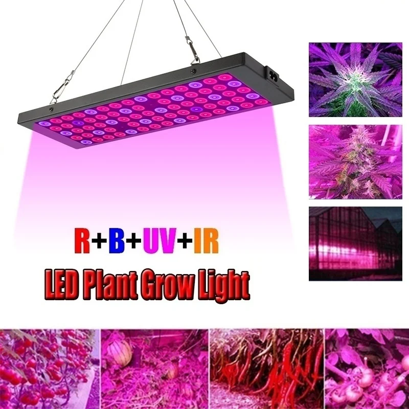 Светодио дный LED Grow Plant точечные светильники 360 градусов Регулируемая 8 Вт красный и синий полный светодио дный спектр Светодиодная лампа с 2