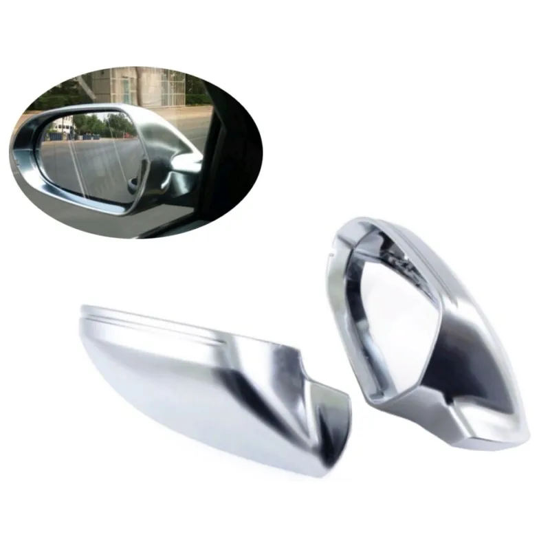 

For Audi A6 C7 Side Assist Support matt Silver chrome mirror case rearview Mirror Caps Housing 2012 2013 2014 2015 2016