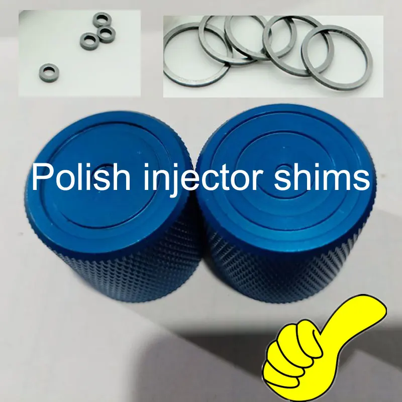 

ERIKC Common Rail Piezo Injector Shims Grind Tool (2 PCS) E1024072 Injector Nozzle Gaskets Shims Polish Tool Kit for BOSH DENS0