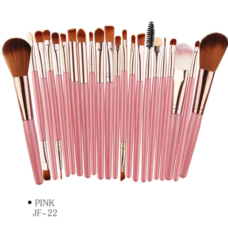 

22Pcs Makeup Brushes Set Professional Eyebrow Eye Shadow Eyeliner Lip Blusher Foundation Powder Cosmetic Maquiagem Tools