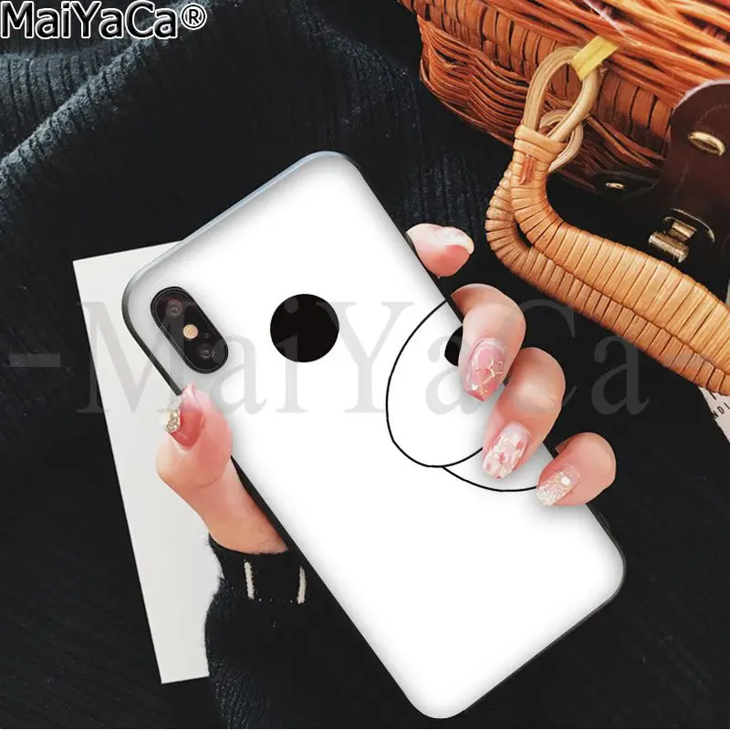 MaiYaCa Danganronpa Monokuma ТПУ черный чехол для телефона чехол для iPhone 5 5Sx 6 7 7plus 8 8Plus X XS MAX XR