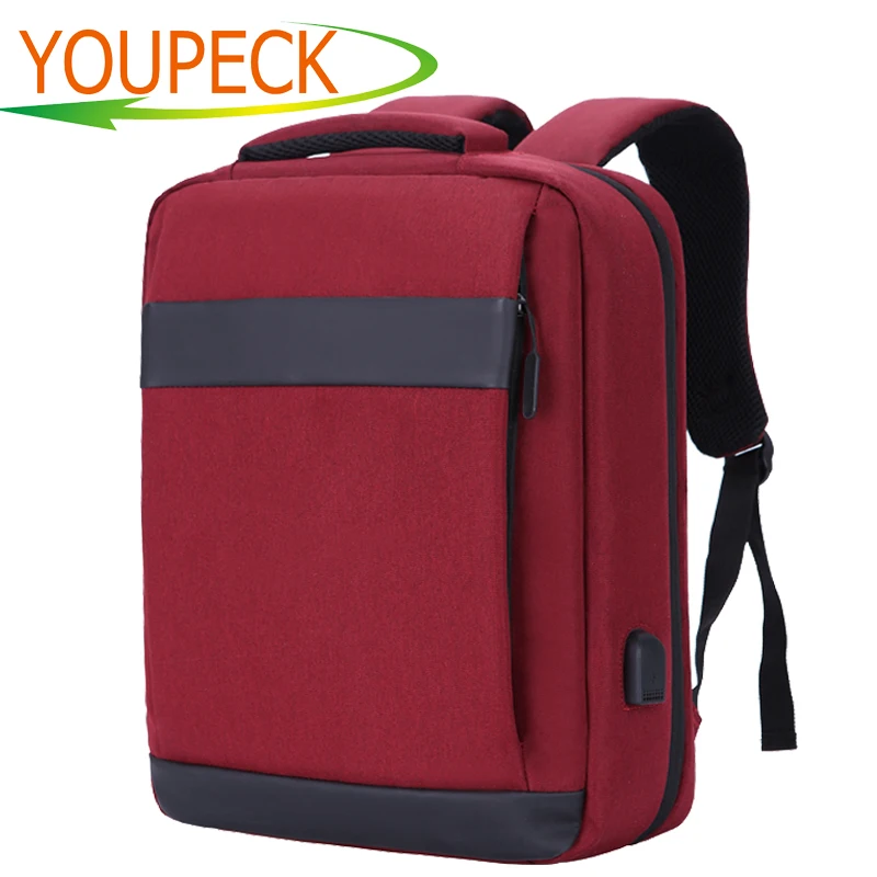 

Youpeck Women Backpacks USB Charge Anti Theft Backpack men Bag Business School Mochila Travel Daypack for 15.6 inch Laptop Bag