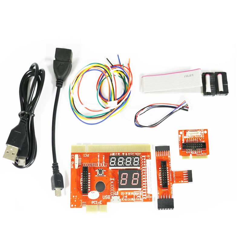 

7 in 1 Multifunction Phone/ Laptop And Desktop PC Universal post Diagnostic Test card Debug Support PCI,PCI-E,LPC,Mini