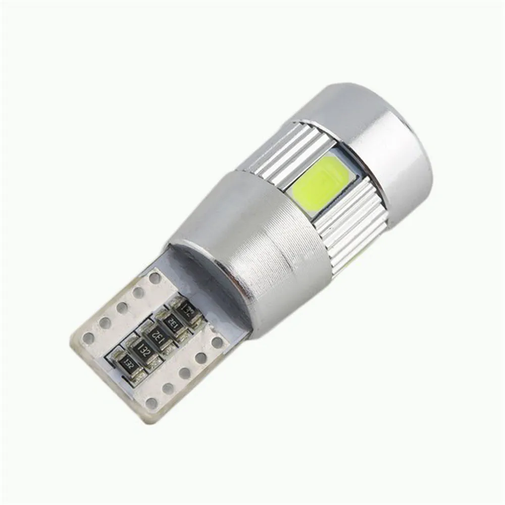 1PC HID White T10 W5W 5630 6 SMD Car Auto LED Light Bulb Lamp White Car
