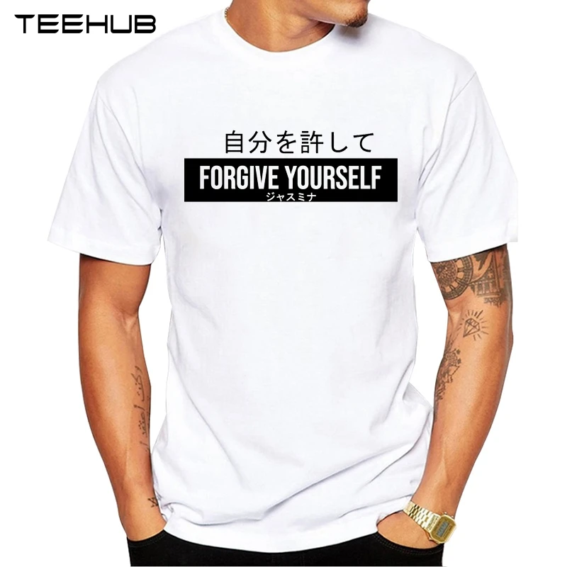 Мужская футболка с коротким рукавом и круглым вырезом TEEHUB крутая принтом