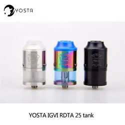 Оригинальный yosta игви rdta 25 электронные сигареты атомайзер 510 нить 4 мл VAPE танк с 810 дрип-тип паром RDA rdta Tank
