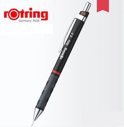 Механический карандаш Rotring Tikky 0,35 мм/0,5 мм 0,7 мм/1,0 мм, черный держатель ручки, автоматический карандаш для рисования