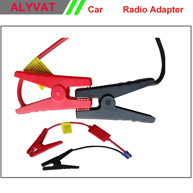 Car jump starter connection kit Clips Cables emergency ignition battery