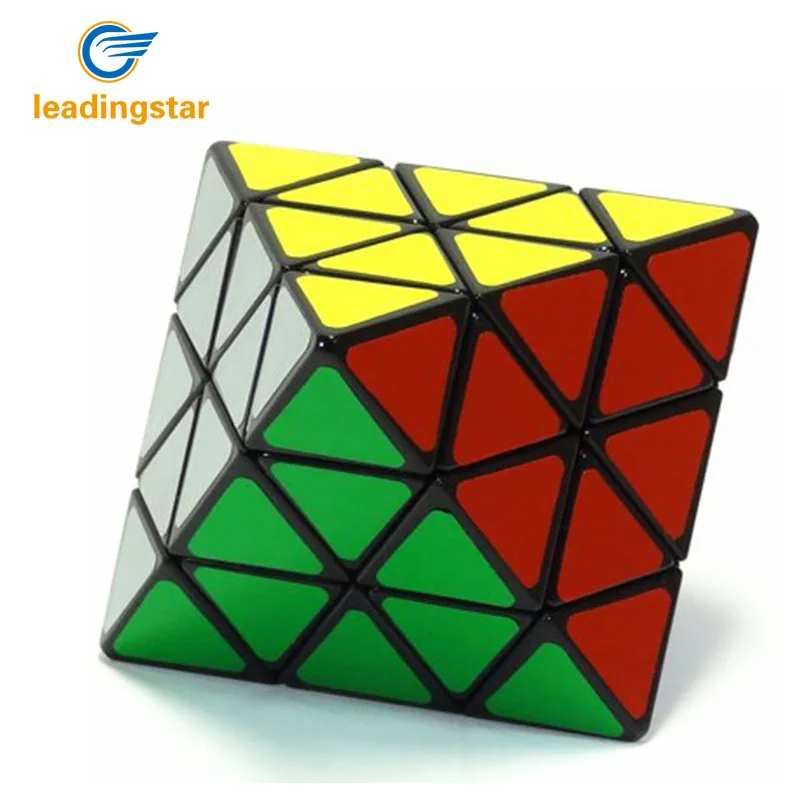 LeadingStar Magic speed cube Octahedron Face Turning Plastic Speed Puzzle Intelligence Brain Teaser Twisty Puzzle cubo