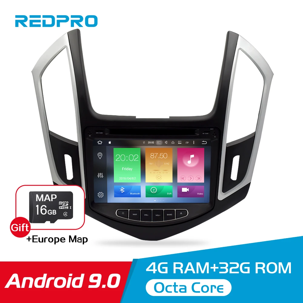

Android 9.0 Car dvd Stereo For Chevrolet Cruze 2013 2014 2015 Radio GPS Multimedia Headunit Player Auto Audio Video Navigation
