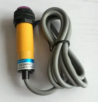 

Infrared Obstacle Avoidance Photoelectric Sensor E18-D80NK 6-36VDC M18 NPN NO 3wires diffuse reflection Proximity Switch