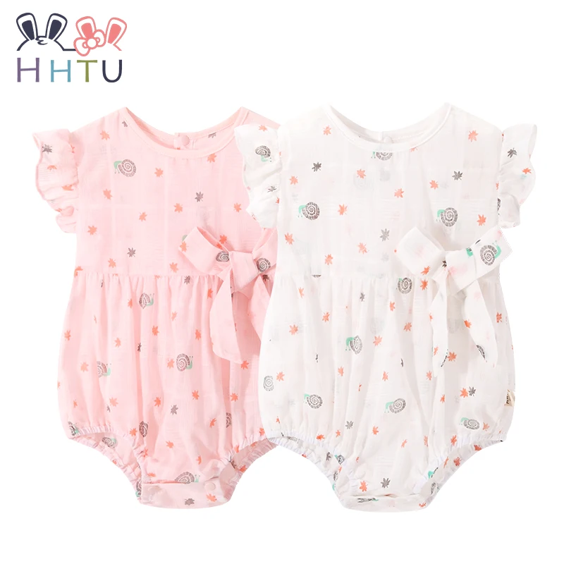 HHTU 2017 New Baby Girl Rompers Cute Baby Clothing Cotton for Newborns Jumpsuit Rompers Infant