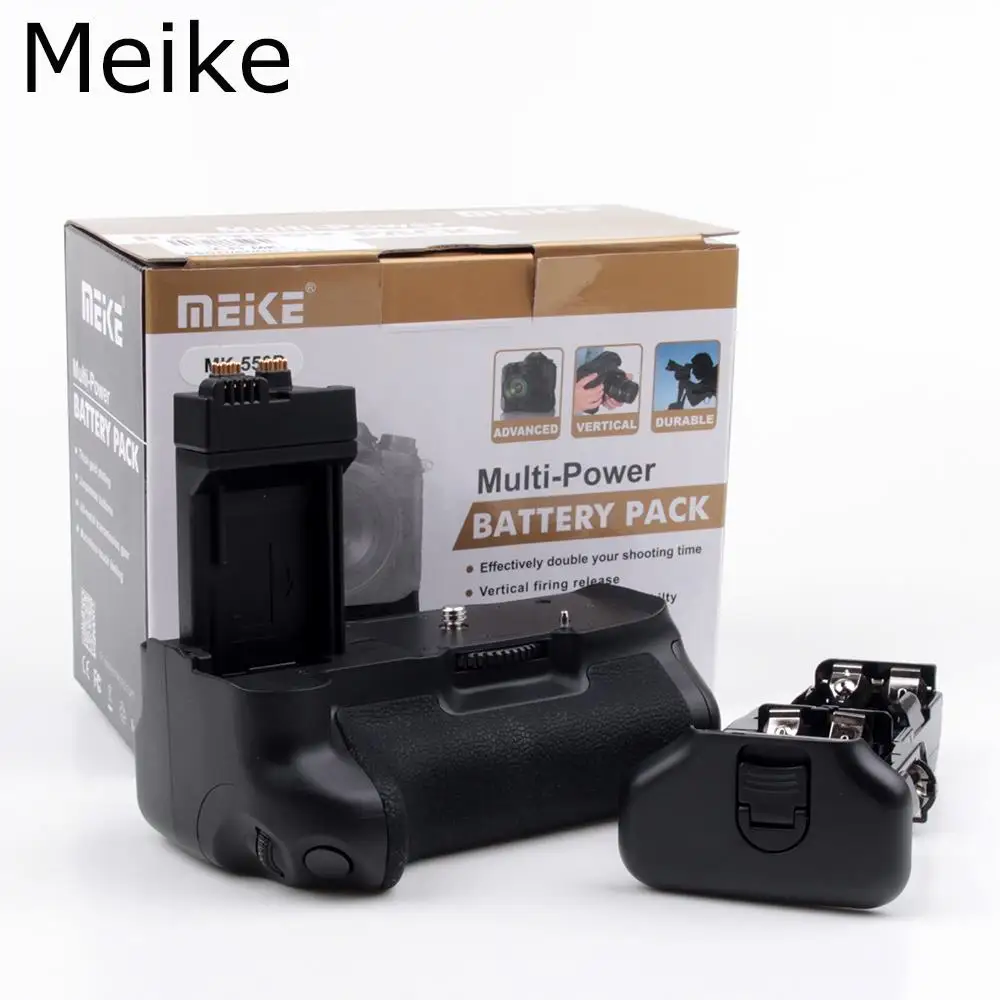 Original Meike Vertical Multi Power Battery Grip Suit For Canon EOS 550D 600D 650D Rebel T2i T3i Kiss X4 X5 as BG-E8