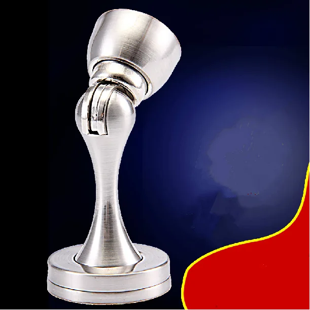Us 16 92 6 Off High Quality Zinc Alloy Door Stops Stain Silver Brushed Nickel Door Stops Modern Simple Fashion Wood Door Stoper In Door Stops From