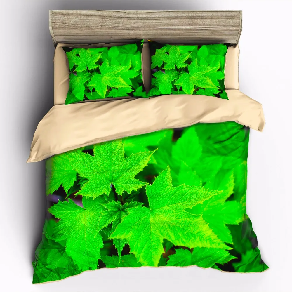 Ahsnme Cool Summer Green Plants High Definition Print Tropical