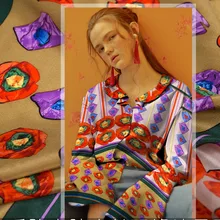 114 см Крепдешин шелковой ткани 17 momme драгоценных камней платье с принтом для девочек Футболка шелковый креп ткань натуральный шелк ткань шелковой ткани