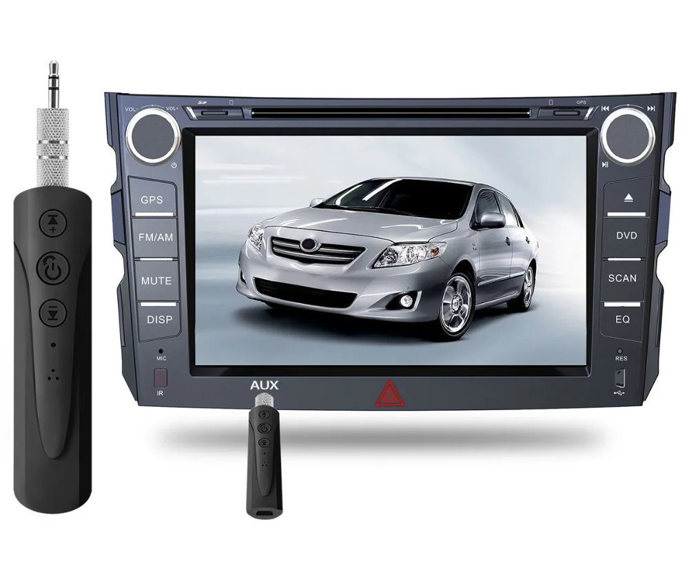 Mini 3.5mm Jack Audio Receiver Adapter Bluetooth Car Kit Stereo Music Auto Aux Kit Hands Free