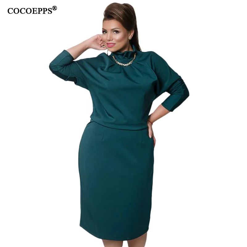 5xl 6xl женское платье большого размера модель сезона осень зима 2019 года модное