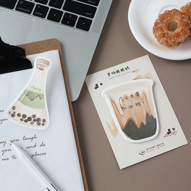 TUNACOCO 30 простыни Детские фруктовый сок Sticky Note memo pad стикеры стикер сообщений