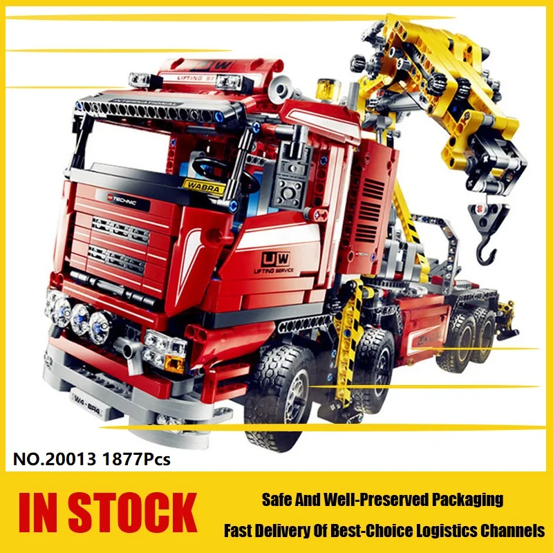 20013 Technic Ultimate механический Электрический кран грузовик строительные блоки
