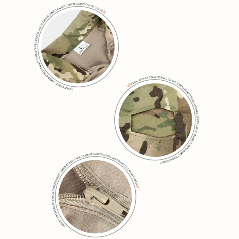 Камуфляжная Тактическая Военная одежда, Пейнтбольные армейские брюки-карго, армейские брюки, Мультикам, военные тактические штаны с наколенниками