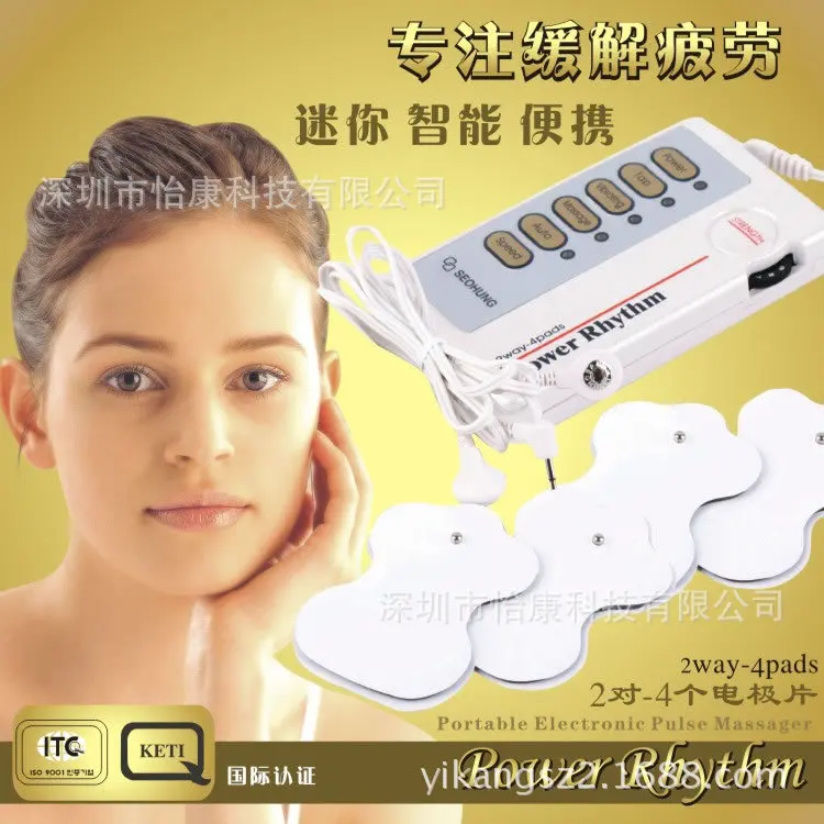 

Electronic Pulser pulse massager Low-frequency therapy massage Digital meridian therapy instrument Physiotherapy through