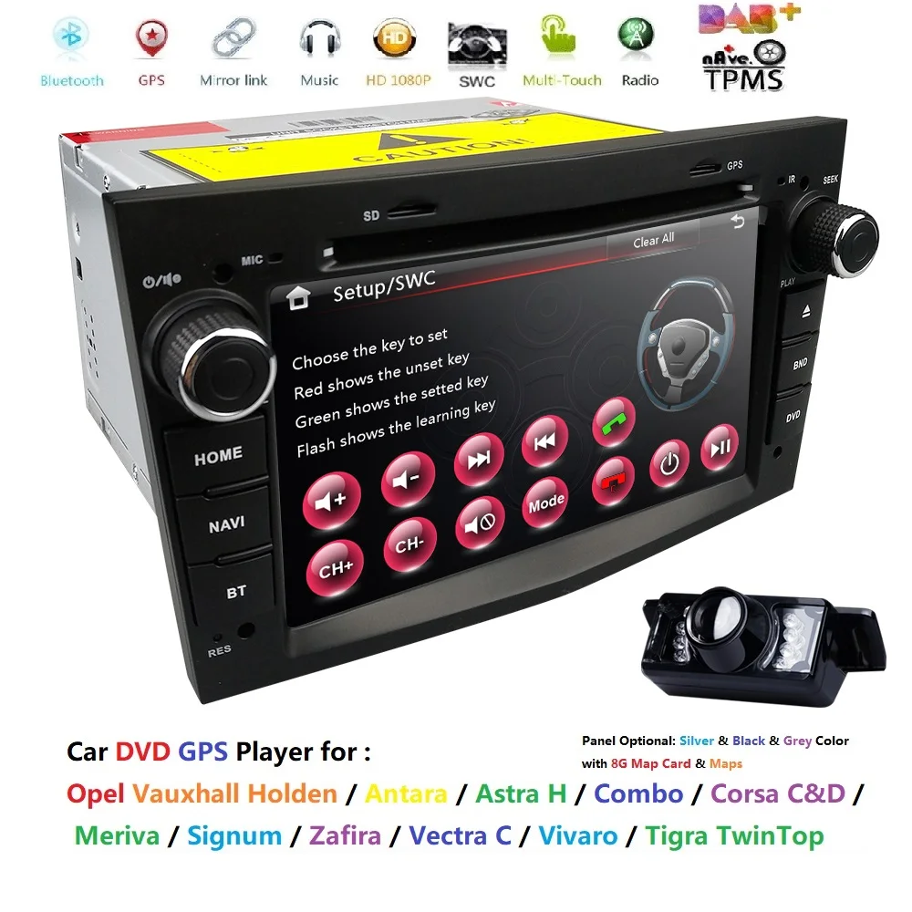 

Wince 6.0 Steering Wheel Control Bluetooth RDS For Opel Astra Vectra Zafira Car DVD Player GPS Navigation Free map Touch Screen