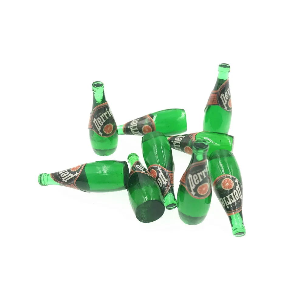 

10Pcs/lot 3D Miniature Bottle Resin Cabochon Fairy Garden Decoration Crafts DIY Embellishments for Scrapbooking Accessories