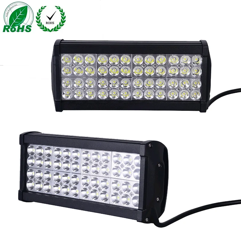 

2 Pcs 12 Inch 144W LED Work Light Bar Spot Flood Beam Light For Off Road 4X4 Truck Tractor Boat SUV ATV 48*3w Auto Car Worklight