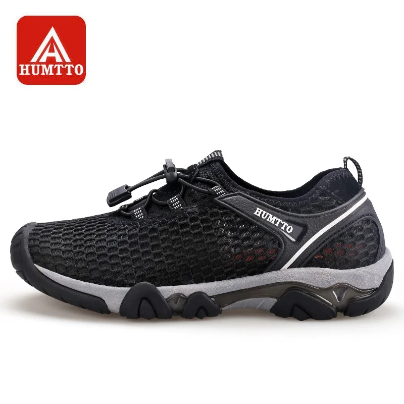 HUMTTO Upstream Shoes Men's Quick-drying Breathable Wear-resistant Outdoor Fishing Water Aque Shoes