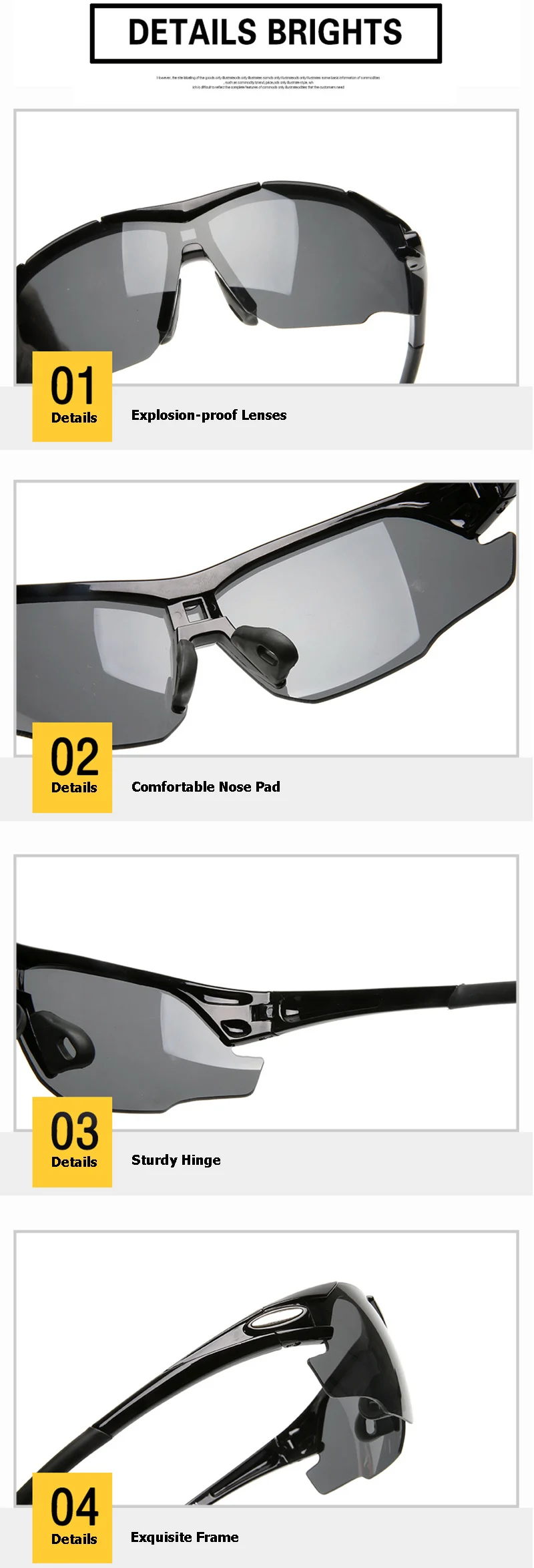 Anti-UV Cycling Men Women Glasses Bike Bicycle Glasses Outdoor Sports MTB Sunglasses Goggles Eyewear Myopia Frame AC0171 (11)