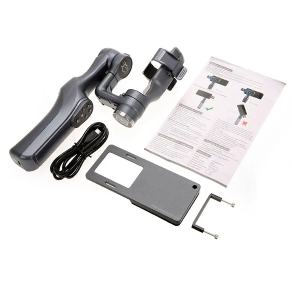 

Handheld Gimbal JJ-1S 2-axis Smartphone Selfie Brushless Tray Stabilizer with Cam Adapter for GOPRO/Xiaomi YI/SARGO Camera