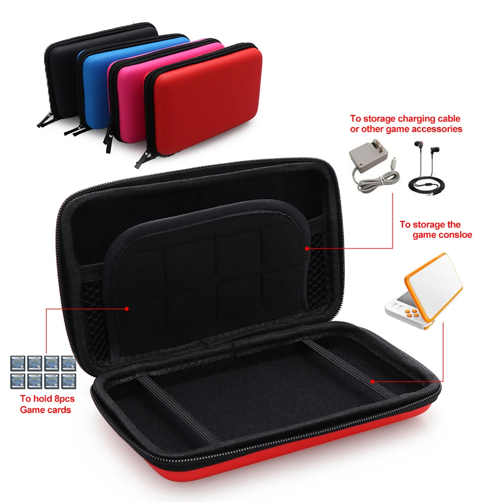 Новый чехол Jeebel Nintend 2DS XL для нового жесткий защитный хранения EVA держатель