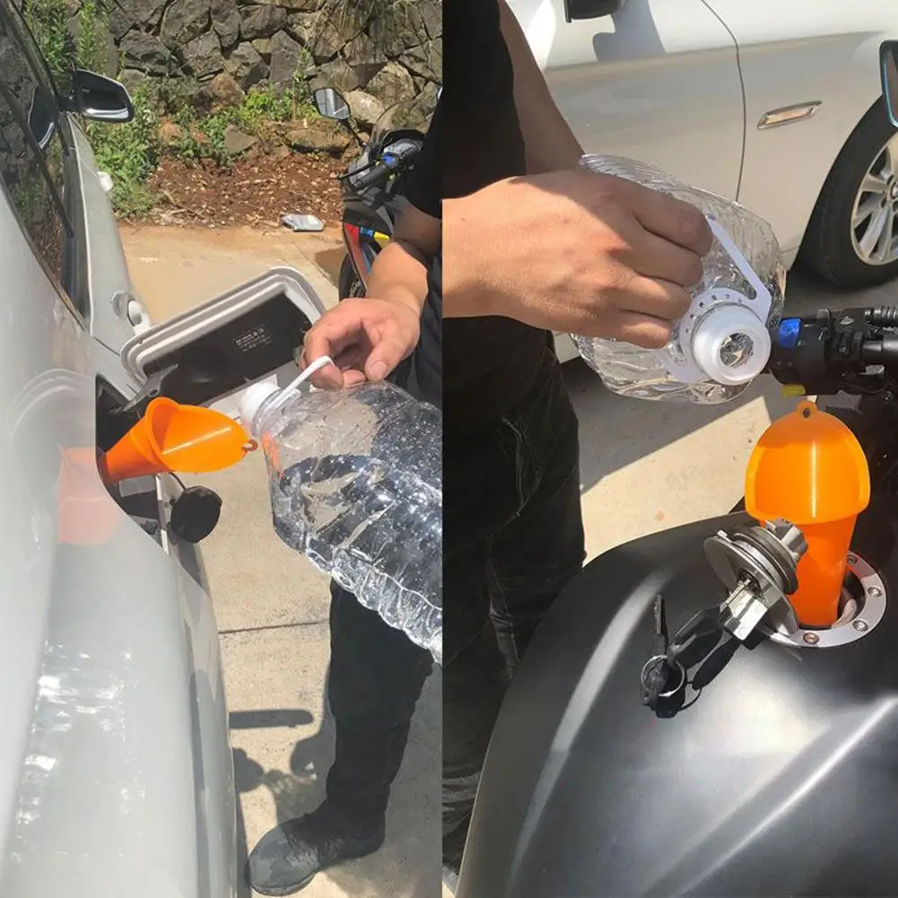 

Motorcycle Car Fuel Tank Fueling Funnel Multi-function Free Plastic Refueling Funnel Car Accessories Dropship