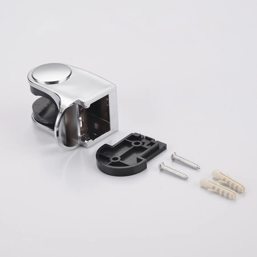 HUICI Adjustable Shower Head Bracket Holder Base Wall Mounted DIY