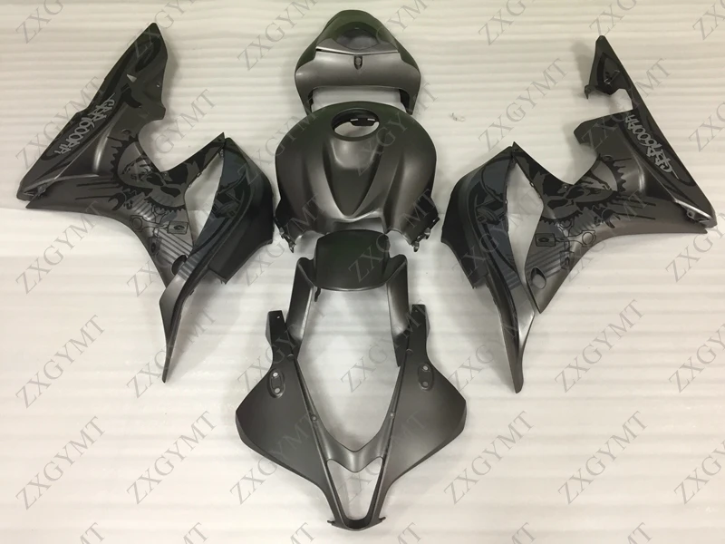 Fairings For Honda Cbr600rr 2007 2008 Matte Silver Grey Grafitty