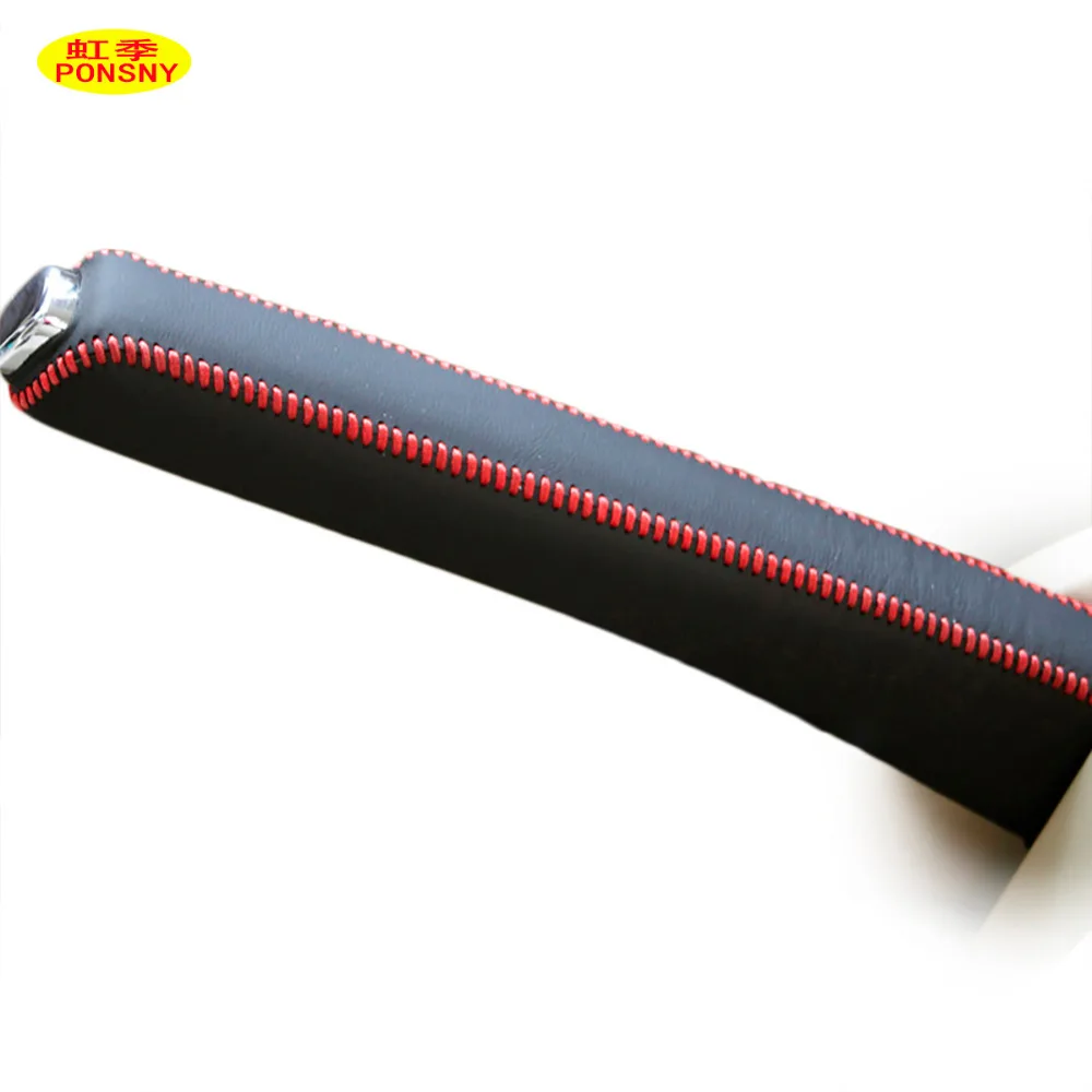 Чехол накладка из натуральной кожи для PEUGEOT 307 2004 2010 сшитый вручную|steering cover