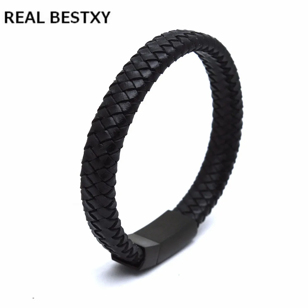 Brazalete De Cuero Vacuno Minimalista Para Hombre, 3 Capas, Accorios