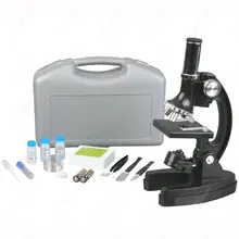 Начинающий Биологический Микроскоп-Amscope оборудование 300X-600X-1200X Обучающие Биологический Микроскоп Начинающий Комплект с Металлический Кронштейн