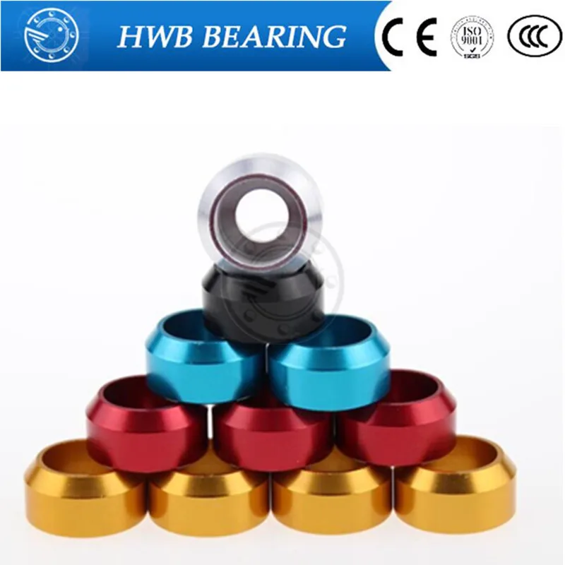 

10pcs/lot M2/M2.5/M3/M4/M5/M6/M8 Aluminum Alloy Cup head Anodized color Washer crown type gasket shim