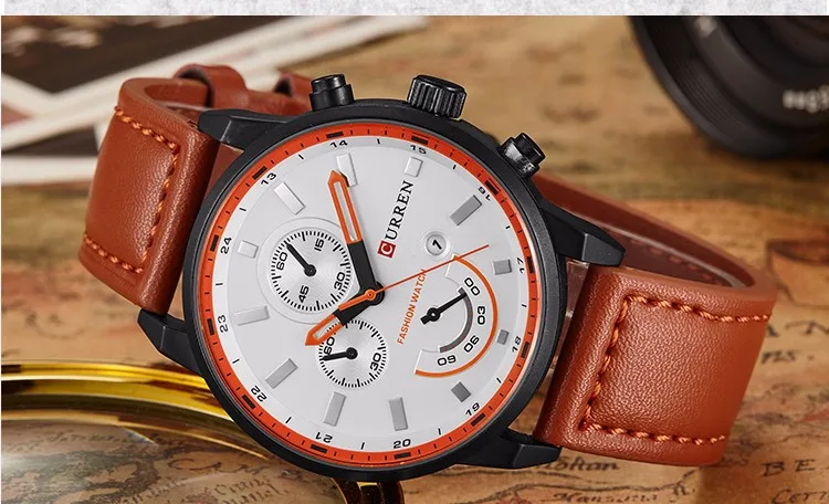 CURREN top luxury brand mens watch Quartz fashion male watches sports Wristwatch Waterproof men watches clock Relogio Masculino