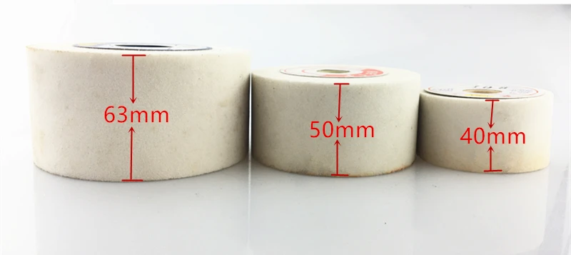 Jrealmer 1pcs Cylinderial Dia75/100/125mm White corundum grinding wheel high quality White corundum abrasive wheel grinding wheel